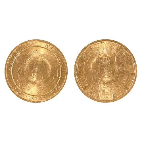 391 - Gold coin. Romania, Twenty Lei 1944, 6.5g