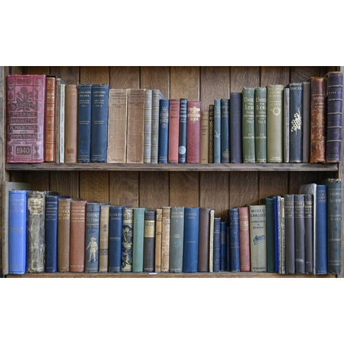 733 - Antiquarian Books. Three and a half shelves, 19th c and later, including theosophical works, Denis (... 