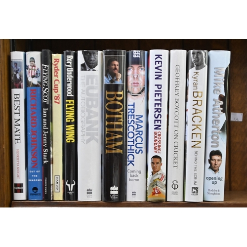 745 - Books. One and a half shelves of sport, predominantly football, 20th c and later, including twenty s... 