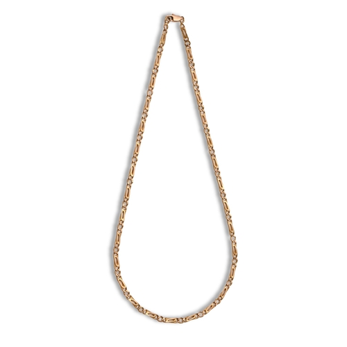 104 - A 9ct gold chain, 42cm l, 8.5g