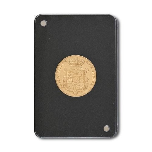 3 - Gold coin. Sovereign 1830, VF, cased