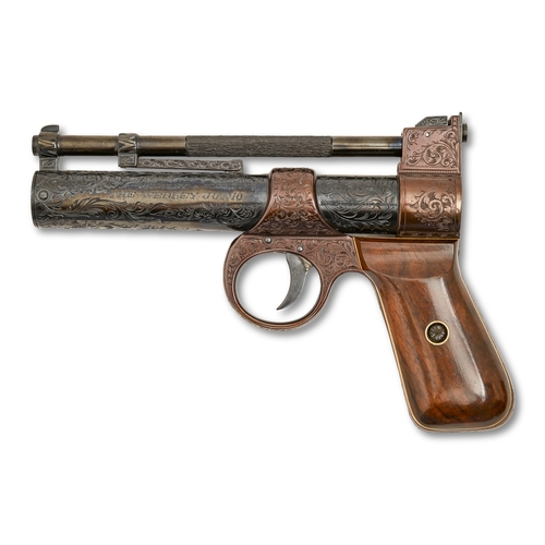 581 - Webley & Scott Ltd. A fine and unusual 'suite' of air weapons, comprising Webley 