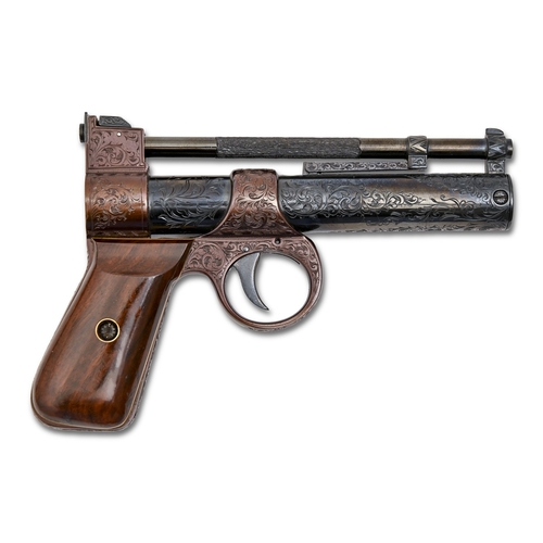581 - Webley & Scott Ltd. A fine and unusual 'suite' of air weapons, comprising Webley 