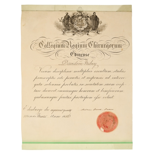 589 - British Army, Medical Staff. Dr. David Milroy, MD, FRCS (1826-1864), of Roxburghshire, seven of his ... 