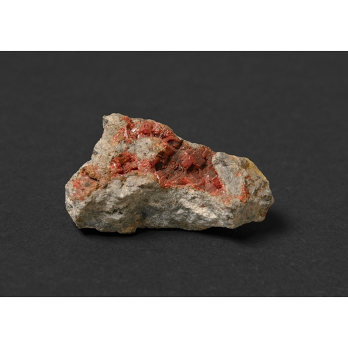 595 - Pyrrhotine crystals on Calcite with Albite and Quartz, Morro Velho Mina, Rio das Velhas, Minas Gerai... 