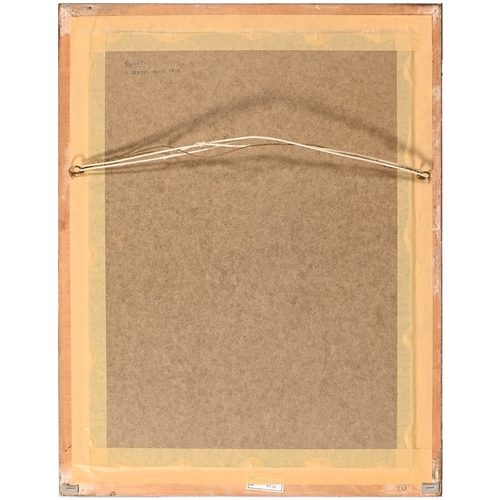 684 - A. Beebe, second-half 19th century - Courting Renaissance Figures, signed and dated 1875, watercolou... 