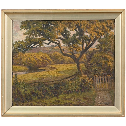 691 - Peter Berrisford (1932-2003) - Venetian Gondola, signed, oil on board, 52 x 40cm, and H.E. Peirse - ... 