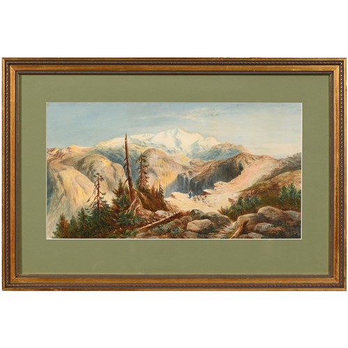 684 - A. Beebe, second-half 19th century - Courting Renaissance Figures, signed and dated 1875, watercolou... 