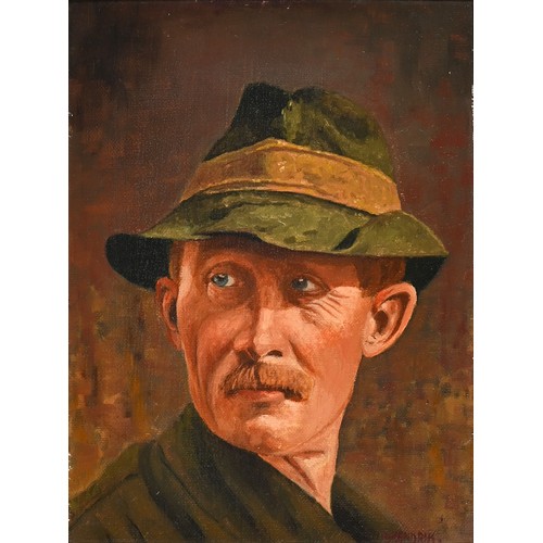 686 - Austrian or German School, 19th century - Rhineland Town, oil on canvas, 33 x 42cm, Redl, early 20th... 