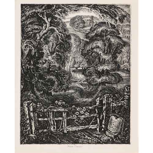 677A - Robin Tanner (1904-1988) - The Old Road: Elegy for the English Elm I,&nbsp;signed in pencil, n.d., e... 