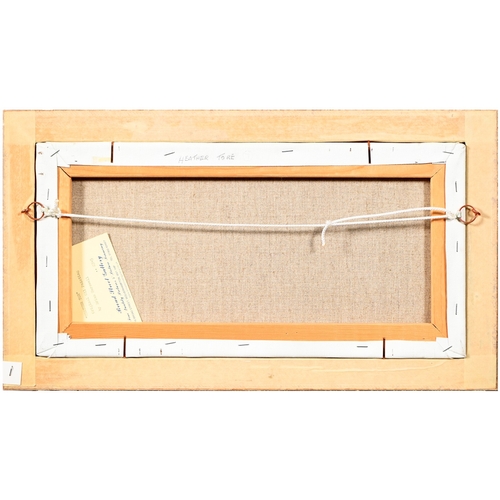 652 - Brian Horswell (b. 1939) - Moorland in Springtime, signed, oil on canvas, 24.5 x 50cm... 