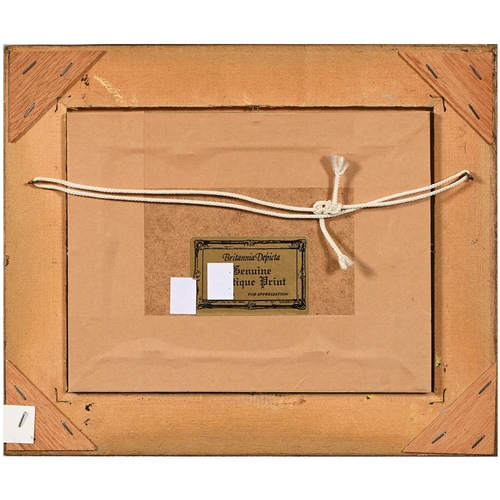 655 - John Raphael Smith (1751-1812) after George Morland - A Tavern Door, Laetitia Deserted by her Seduce... 