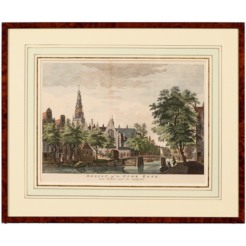 656 - After&nbsp;Hermanus Petrus Schoute (1747-1822) - Amsterdam in Winter; Amsterdam in Spring, two, Amst... 