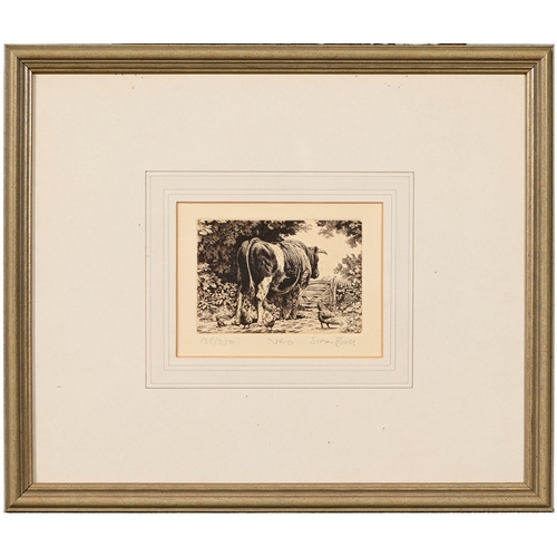 668 - Simon Bull (b. 1958) - Nero, signed, titled and numbered 135/250 in pencil by the artist, etching, 1... 