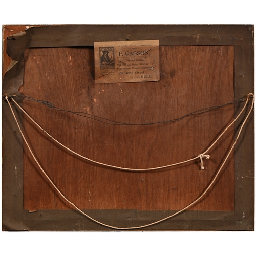 669 - Lester Sutcliffe (1848-1933) - Still Life of Pink and Yellow Primroses in Water, signed, oil on canv... 