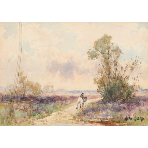 669 - Lester Sutcliffe (1848-1933) - Still Life of Pink and Yellow Primroses in Water, signed, oil on canv... 