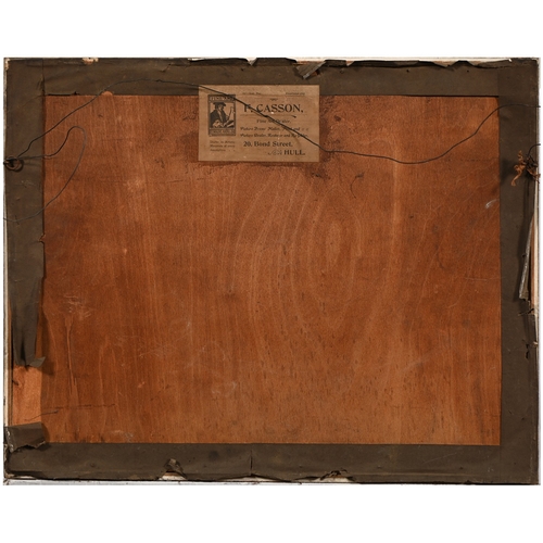 669 - Lester Sutcliffe (1848-1933) - Still Life of Pink and Yellow Primroses in Water, signed, oil on canv... 