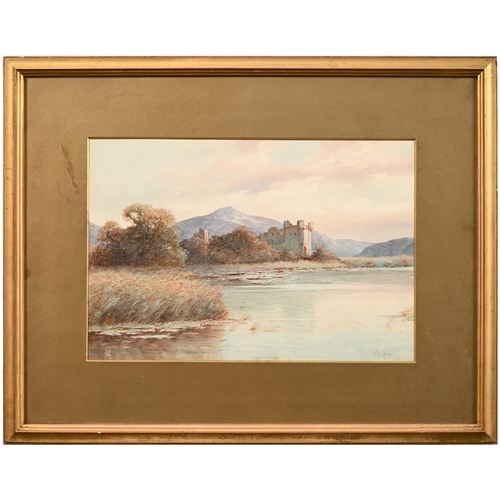 670 - Albert Milton Drinkwater (1860-1917) - Lakeland Capriccios, a pair, signed, watercolours, 20.5 x 30c... 