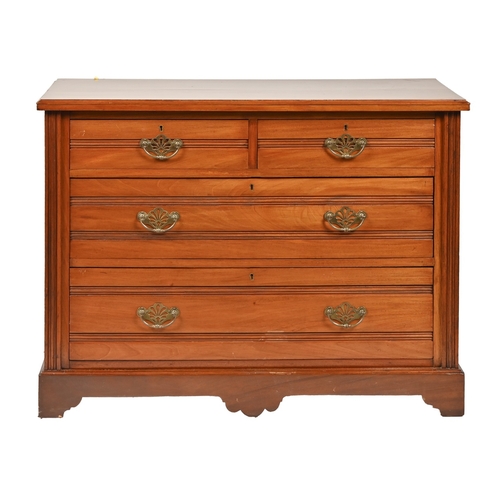 769 - A mahogany chest of drawers, early 20th c, 80cm h; 106 x 51cm