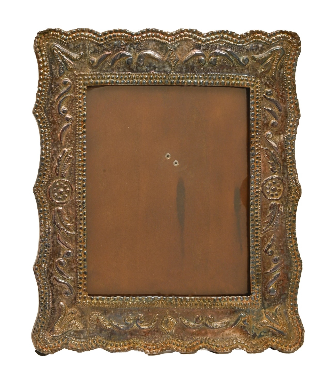 A South American silver repousse photograph or mirror frame, 20th c ...