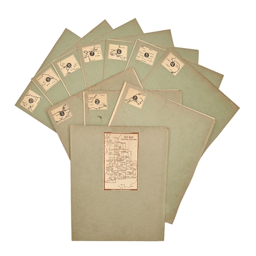 479 - A Road Atlas of England and Wales, by George Phillip & Son Ltd, in ten individually numbered fol... 