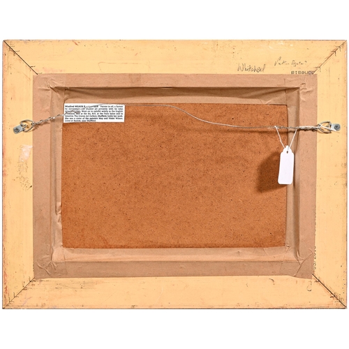 596 - Winifred Wilson (1882-1973) - Horse Drawn Cultivator, monogrammed, oil on canvas, laid on board, 24 ... 