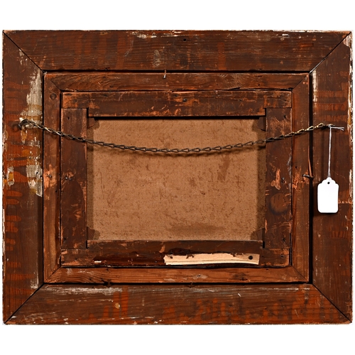 607 - David Wood Haddon (1859-1914) - A Game of Marbles, signed, oil on canvas, 25 x 34cm