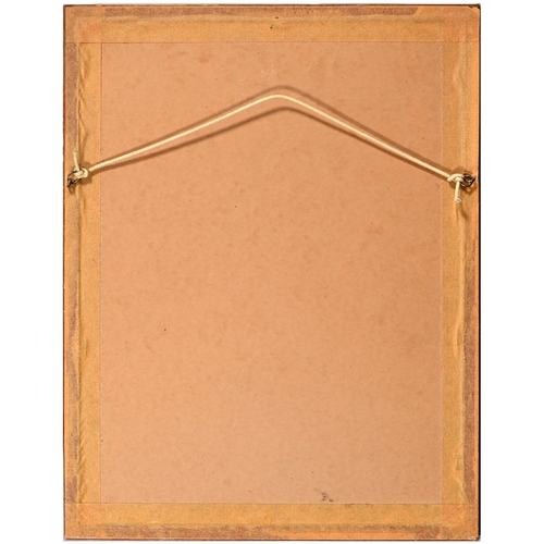 616 - English Marine School, second-half 19th century - Schooners by the Shore, oil on mahogany panel, 14.... 