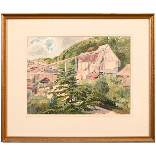 618 - Judith Audrey Allenby Oyler, 20th century - The Castle, Isle of Whithorn, signed, titled verso, wate... 