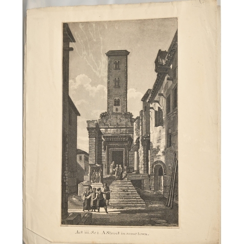 642 - Shakespeare. A folio of approx. 100 Shakespearean prints, 18th-early 19th c, including by &/or a... 