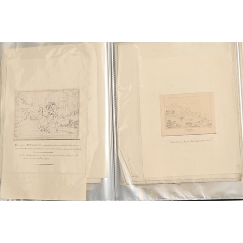 642 - Shakespeare. A folio of approx. 100 Shakespearean prints, 18th-early 19th c, including by &/or a... 
