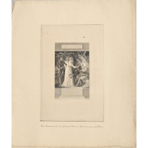 642 - Shakespeare. A folio of approx. 100 Shakespearean prints, 18th-early 19th c, including by &/or a... 
