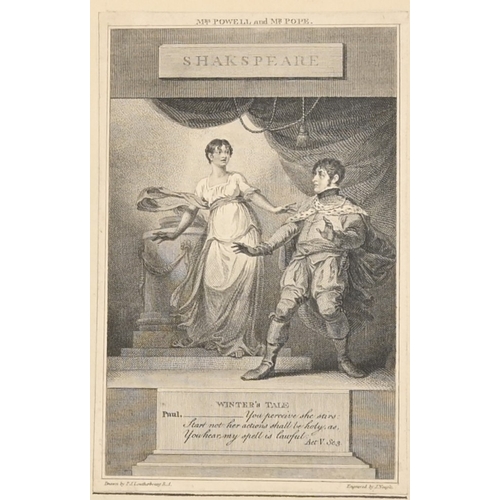 642 - Shakespeare. A folio of approx. 100 Shakespearean prints, 18th-early 19th c, including by &/or a... 