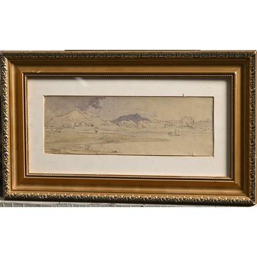 643 - Attributed to Field Marshal Colin Campbell, 1st Baron Clyde, GCB, KSI (1792-1863) - A View in India,... 