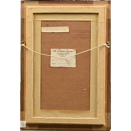 651 - Peter Brannan (1926 - 1994) - Seaside Boarding House, signed and dated 77, titled labels verso, oil ... 