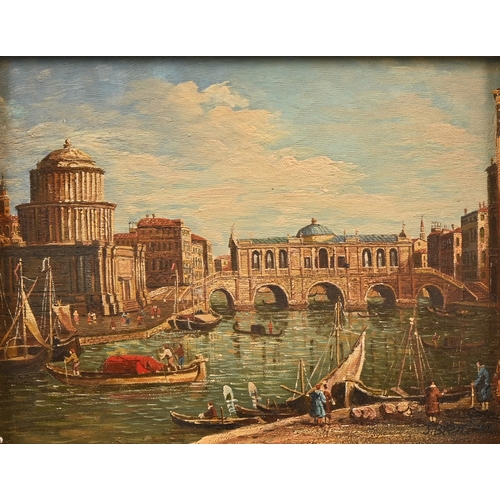 657 - J. Brenton, second-half 20th century - The Grand Canal with Palladio's Design for the Rialto Bridge,... 