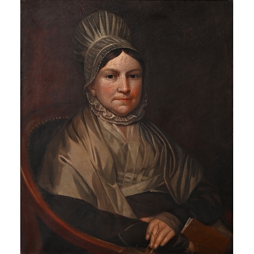 668 - English School, second-quarter 19th century - Portrait of a Quaker Lady, almost certainly of the Ric... 
