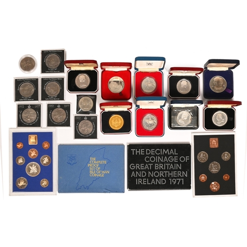 435 - Miscellaneous silver proof commemorative Crowns, including Pobjoy Mint, Winston Churchill centenary,... 
