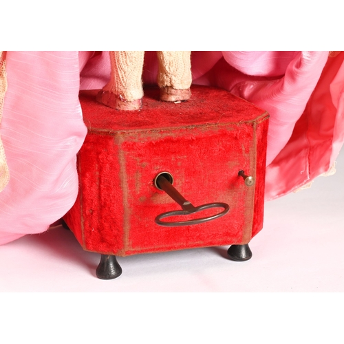 448 - A Jumeau bisque headed musical automaton, probably Roullet & Decamps, c1880, the head with close... 