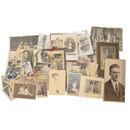 508 - Miscellaneous carte de visites, real photographic postcards and photographs, Victorian and later, mo... 