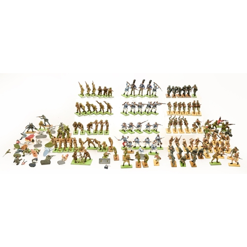 514 - Vintage toys. Miscellaneous Dinky and Britains' diecast and other military vehicles, mid 20th c and ... 