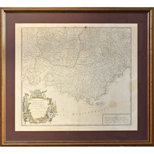 629 - Robert de Vaugondy, Didier (1723-1786); Robert de Vaugondy, Gilles (1688-1766) - Provence, double pa... 