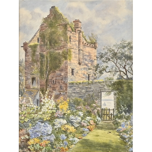 104 - John Ellis (1854-1919) - Clovelly, signed, watercolour, 35.5 x 26.5cm and miscellaneous other waterc... 