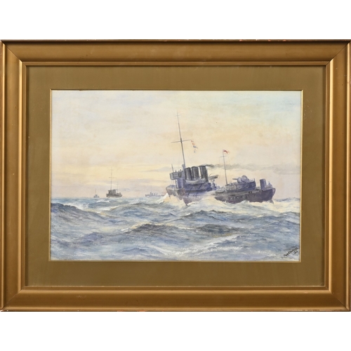 106 - Frank E Woodhouse (exh 1916-1920) - The British Battle Fleet in the North Sea; Warships of the Royal... 