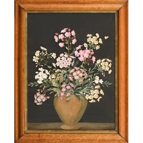 112 - Claude Garnett (1864-1950) - Calendulas and other subjects, five, watercolour, gouache and cut paper... 