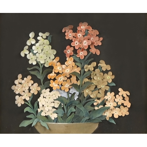 112 - Claude Garnett (1864-1950) - Calendulas and other subjects, five, watercolour, gouache and cut paper... 