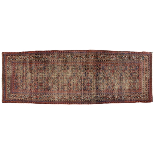 164 - A West Persian long rug, early 20th c, 157 x 455cm