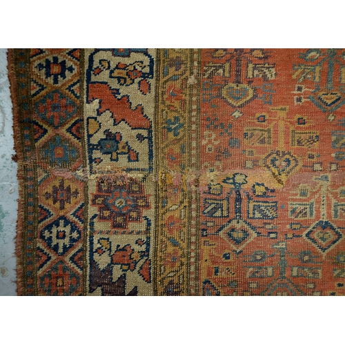 165 - A Kurdish long rug , early 20th c,  120 x 288cm