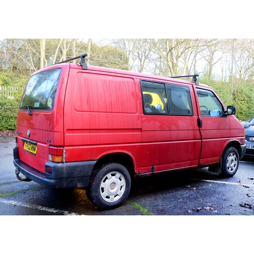 192 - Motor Car. Volkswagen Transporter TDI SWB van/side windows LGV, 2461 cc diesel engine, manual transm... 