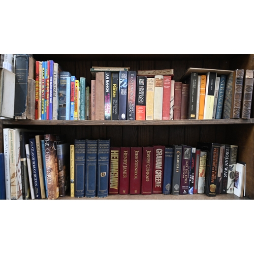 206 - Books. Twelve shelves of general and academic stock, late 19th c and later, including ancient and la... 